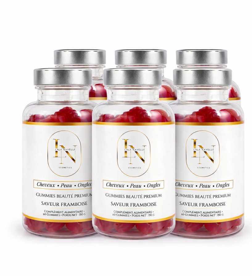 Gummies Beauté Premium - Peau, Ongles, Cheveux