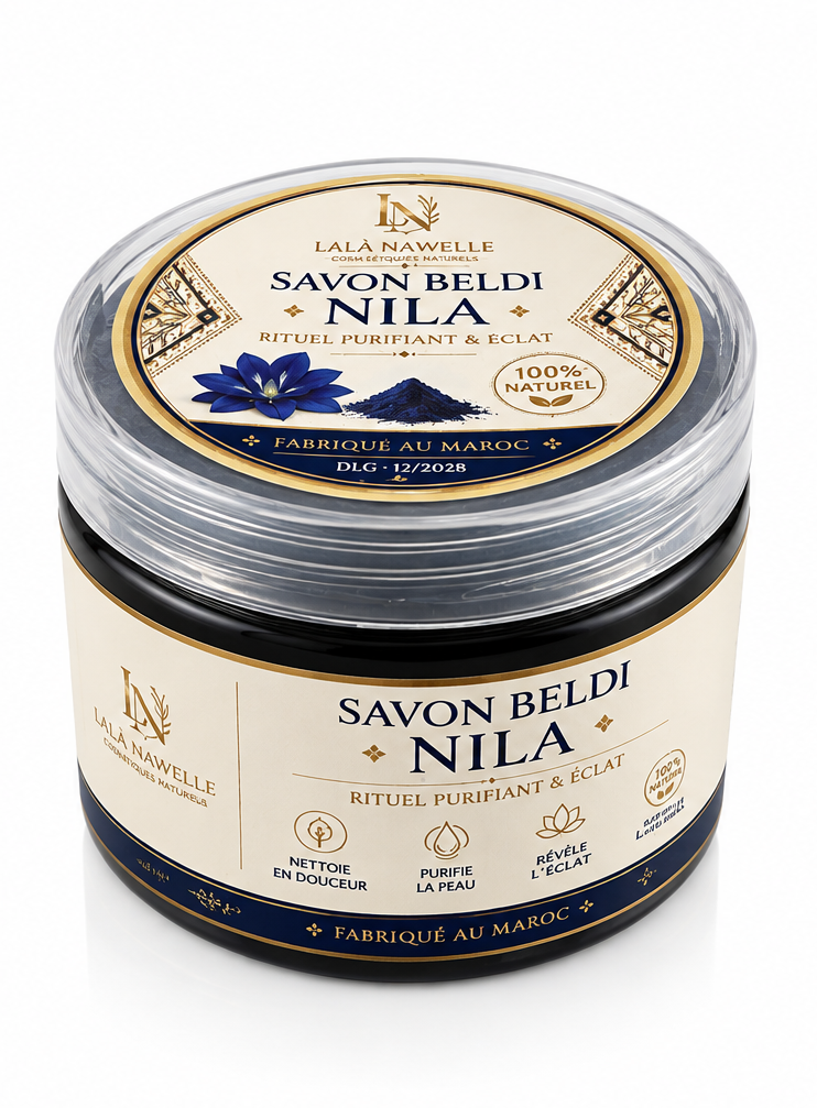 Savon noir au nila - Lala Nawelle